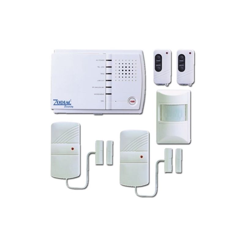 Sistema antifurto wireless in kit 3 sensori + 2 telecomandi
