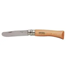 Coltello Opinel Virobloc lama punta tonda in acciaio Inox