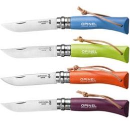 Opinel knife Virobloc stainless steel blade color c / string