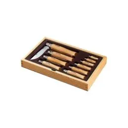 Opinel Inox knife set 10 pieces sr Virobloc and Classica