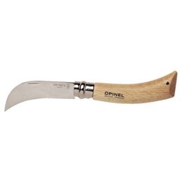 Opinel knife Virobloc Inox N. 8 half-curved roncolina blade