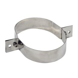 Collar for fixing cables tie rods Oval single wall flue