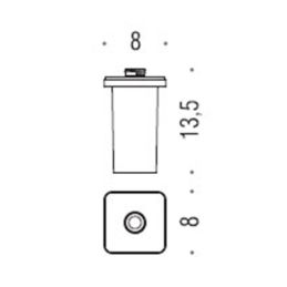 [SPARE PART] Container for soap dispenser B9368 Colombo Design