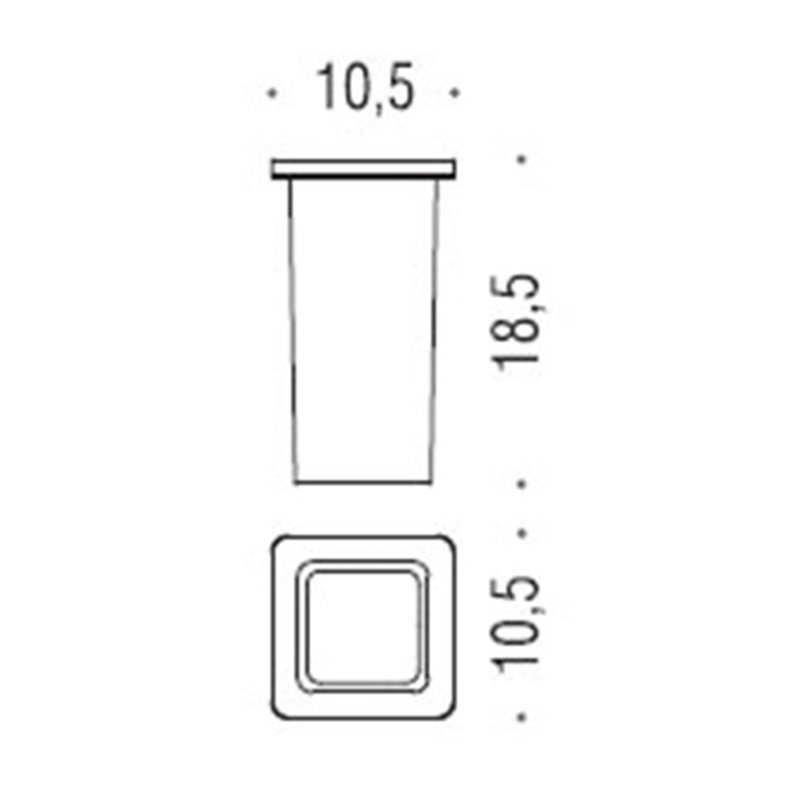 [Ricambio] Vetro per portascopino B7050 Colombo Design
