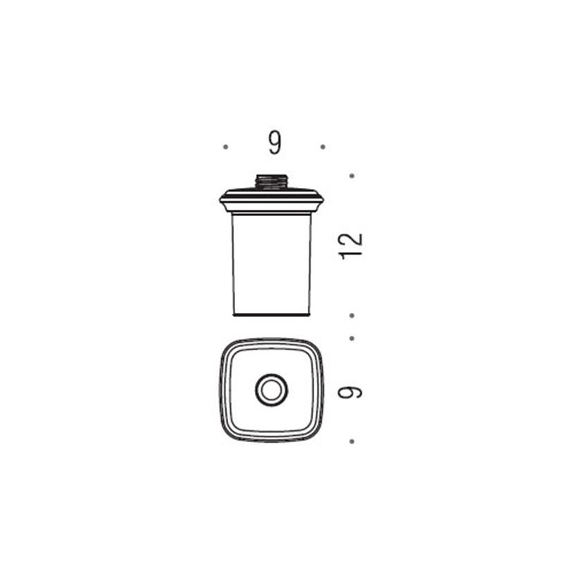 [SPARE PARTS] Container for soap dispenser B9369 Colombo Design