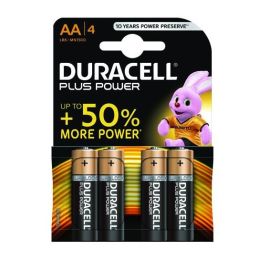 Duracell Plus MN1500 AA alkaline batteries Stylus (4-piece blister)
