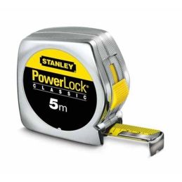 Flessometro a nastro cassa cromata Stanley Powerlock®