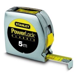 Flessometro a nastro cassa cromata Stanley Powerlock® lett.dir