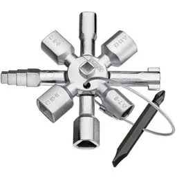 Chiave universale per quadri elettrici / gas TwinKey® Knipex