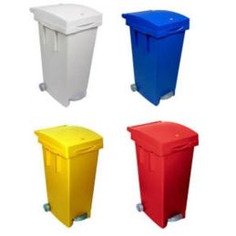 Bin with lid for separate waste collection - lt. 80