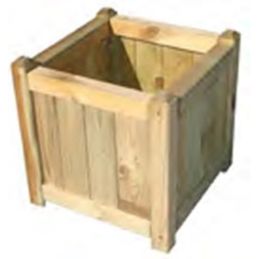 Wood flower box 40x40