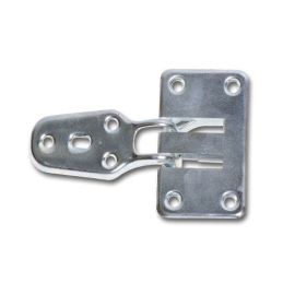 Piston hinge for movable doors for recessed flat wing