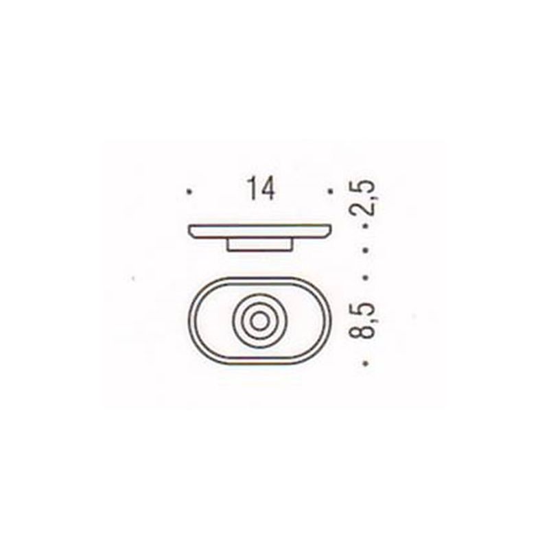 [Spare part] Glass for soap holder B2751