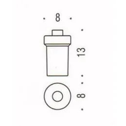 [Ricambio] Vetro per dispenser sapone B9372