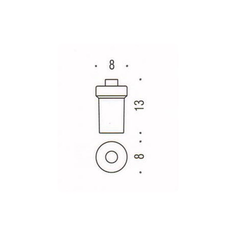 [Ricambio] Vetro per dispenser sapone B9372