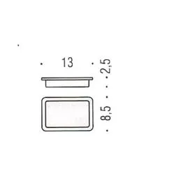 [Ricambio] Vetro per portasapone LULU' B6251 Colombo Design