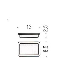 [Ricambio] Vetro per portasapone LULU' B6251 Colombo Design
