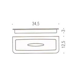 [SPARE PART] Container for sponge dish B6253 Colombo Design
