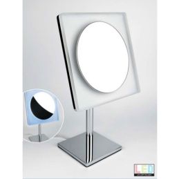 Standing agnifying mirror (3x) with lamp Colombo Design B9755