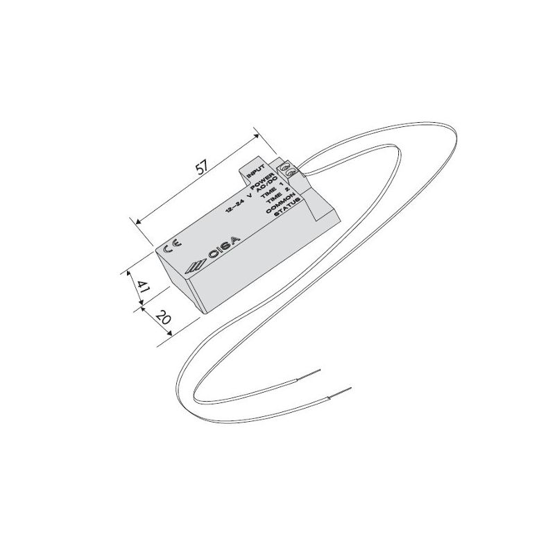Modulo booster 12V per serrature elettriche CISA 07022.00