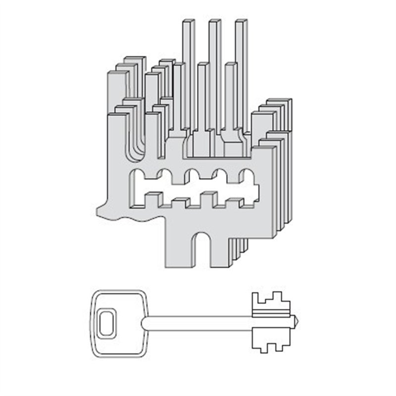 Replacement kit gorges CISA map 07590.23