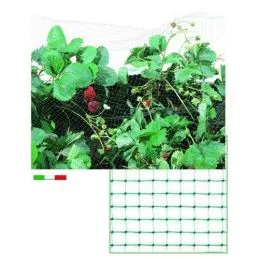 Rete antiuccelli in plastica 10x12 verde mt.5x2