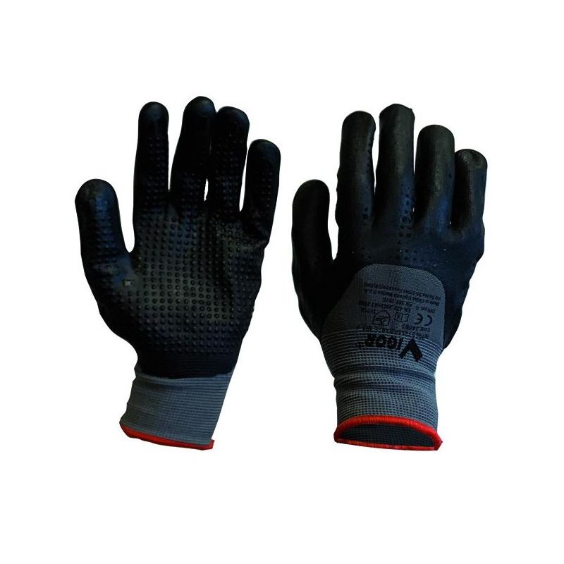 VIGOR 54093 dotted breathable nitrile glove