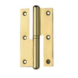 Flat hinge for doors - in brass