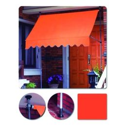Self-supporting roll-up awning L 150 Orange Blinky