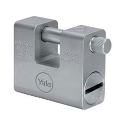 Rectangular padlock in monoblock steel YALE 164