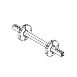 Adattatore per maniglie su serrature quadro 7mm con molla