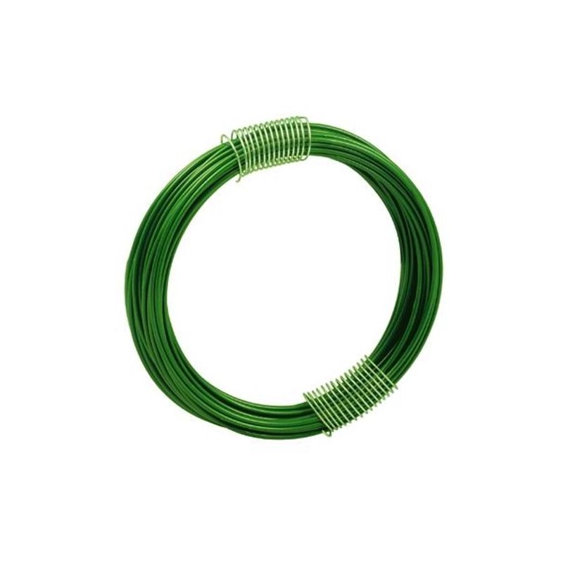 Filo Ferro Plasticato Verde Mm.1.4-2.0