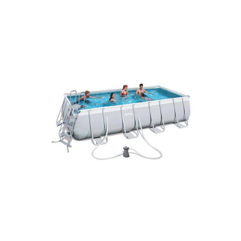 Rectangular outdoor pool BestWay 56465 Power Steel 549x274