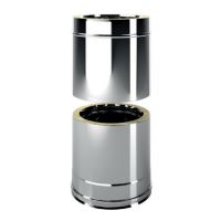 Insulated Twin-Wall Chimneys | ISOAIR ISO10 ISO25 ISO50