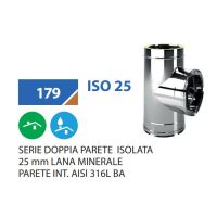 Insulated ISO25 stainless steel chimney - Matteoda.IT Torino