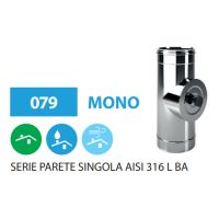 Single-wall stainless steel AISI316 flues