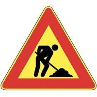 Construction site signage
