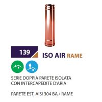 Chimneys Copper double skin insulated air - parts and accessories - Matteoda Utensilferramenta online Turin