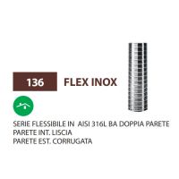 Canne fumarie Inox AISI316 flessibili