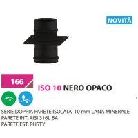 ISO 10 MATT BLACK Insulated flue Matteoda Torino